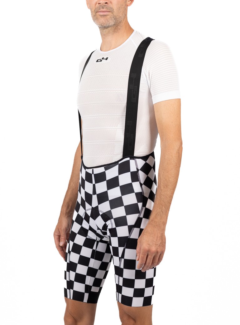checker bib short