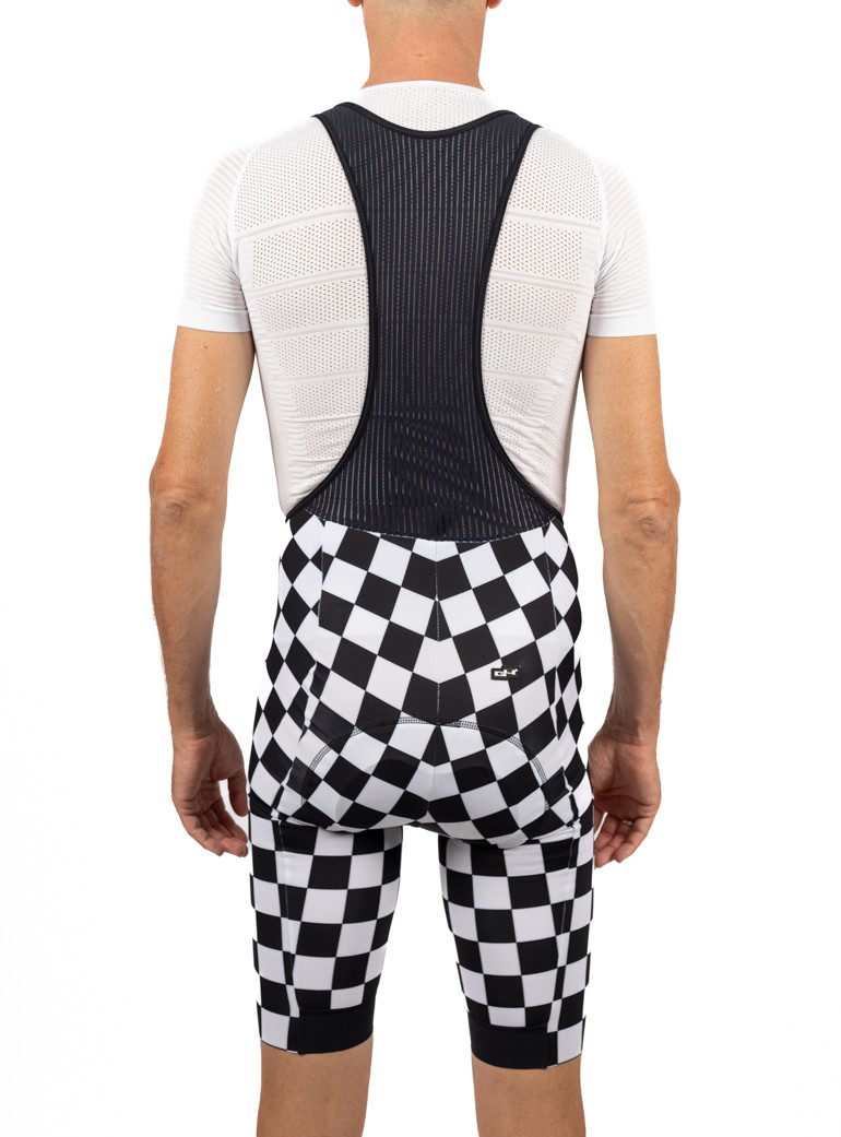 checker bib short