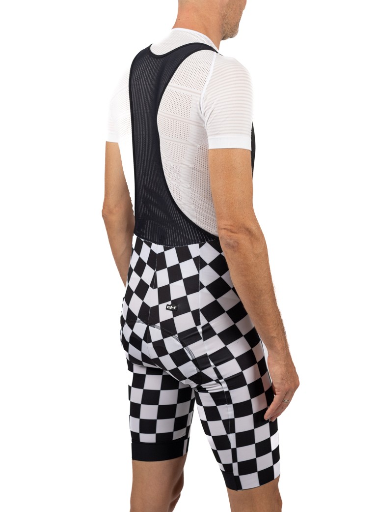 checker bib short