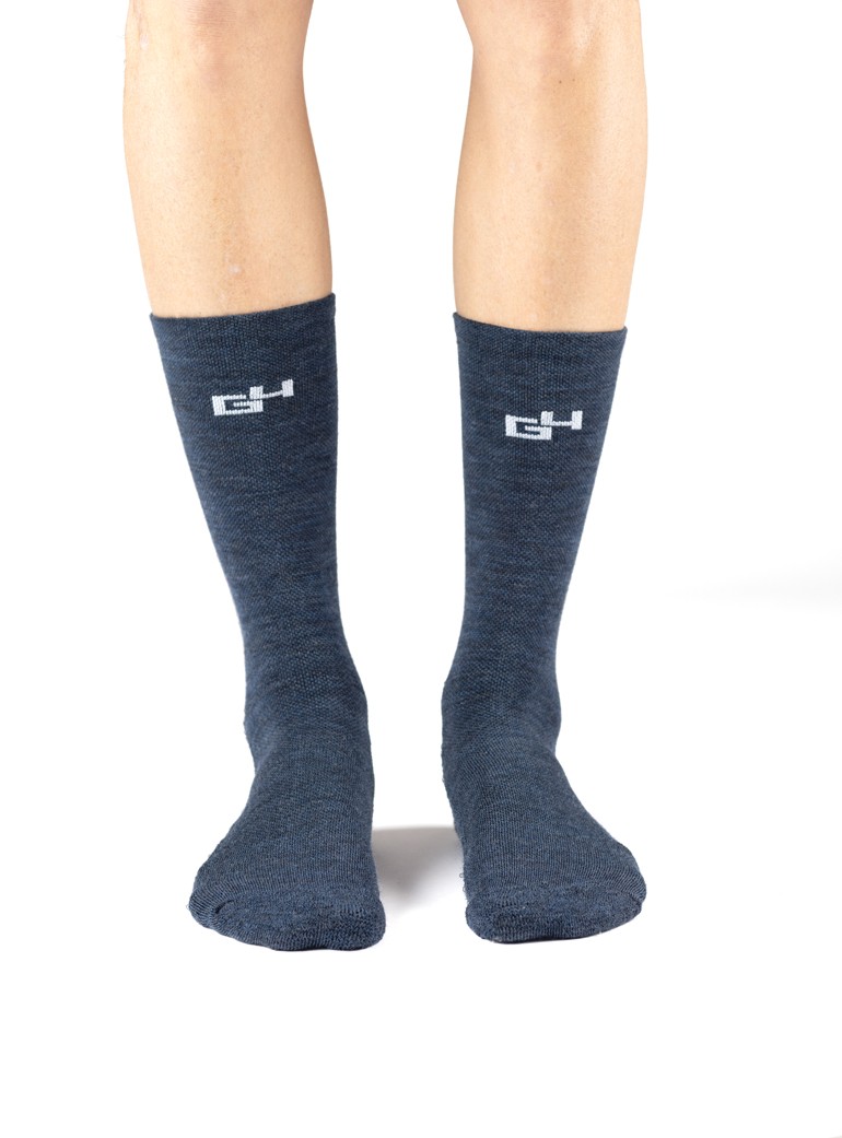 MERINO THERMO CYCLING SOCKS BLEU