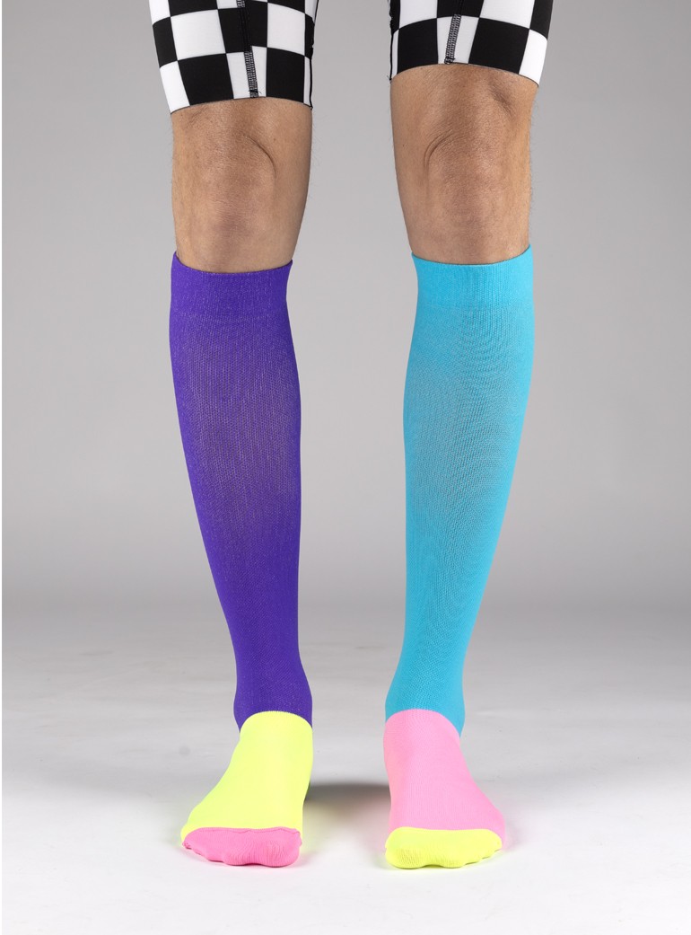 Chaussettes compression active Multicolores