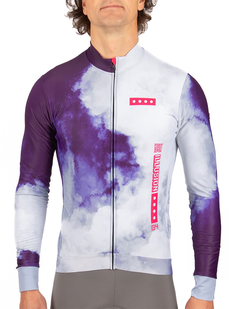maillot de cyclisme pour homme à manches longues