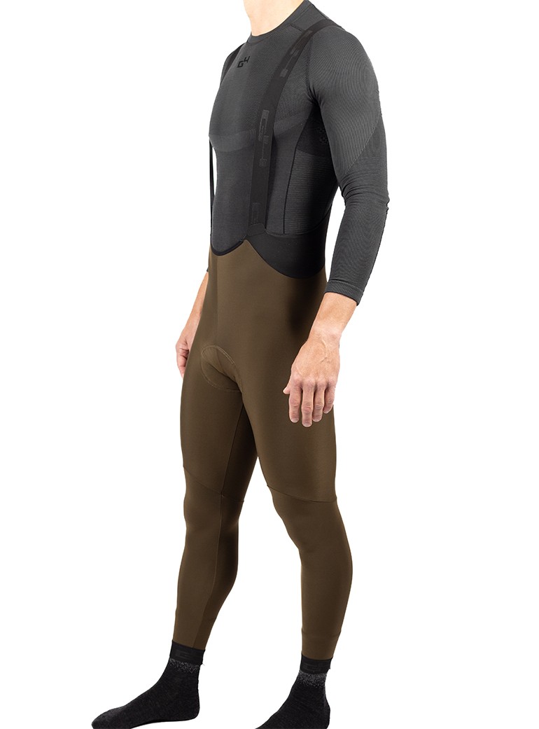 collant de cyclisme hiver homme à bretelles