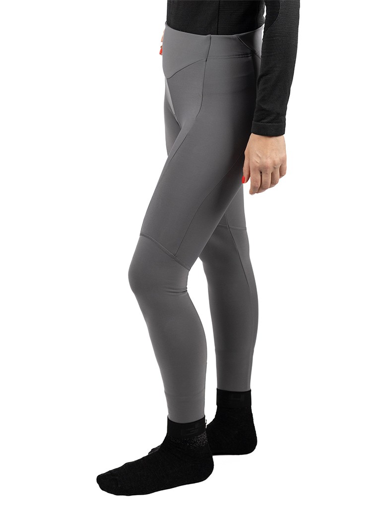 winter woman cycling tights