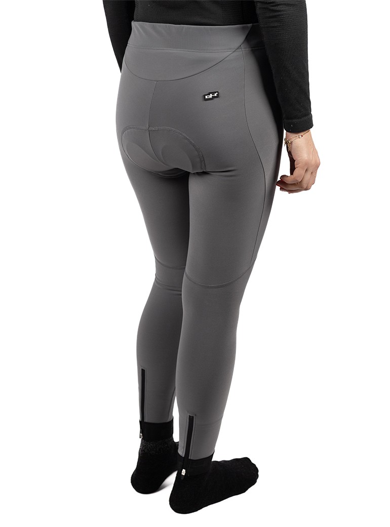 winter woman cycling tights