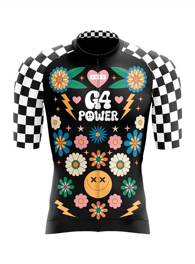 maillot cycliste g4 power limité noir
