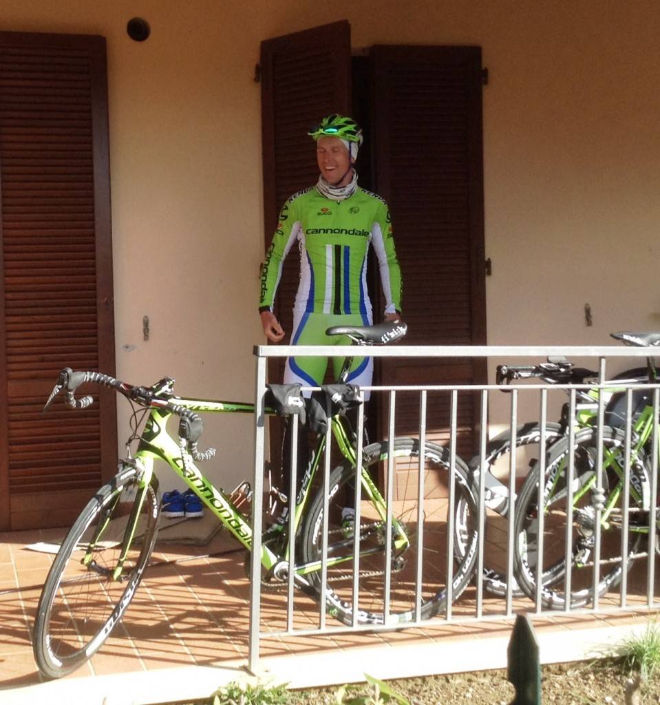Ready for a morning's time-trial training in Tuscany (image: G4)