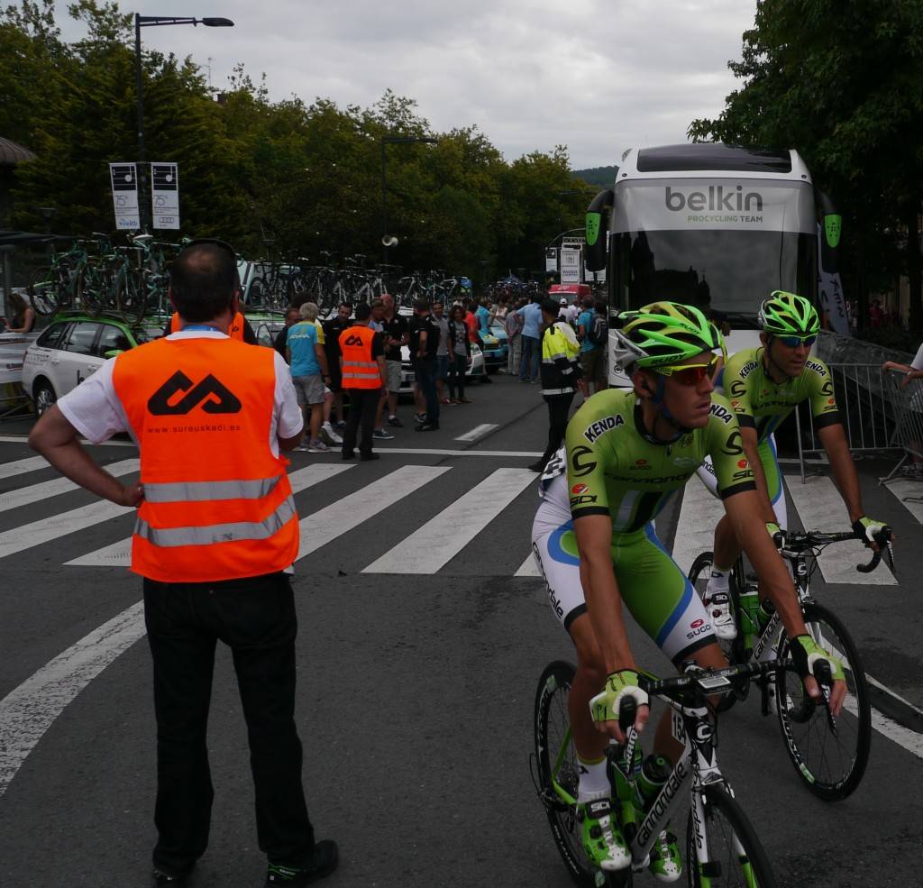 The boys heading for the start (image: G4)