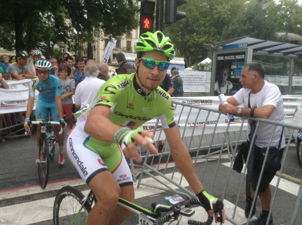 A wave from Peter Sagan (image: G4)