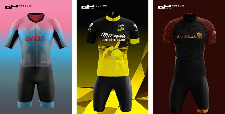Customized cycling outfits for clubs