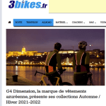 3bikes présente les collections cyclisme automne et hiver de G4