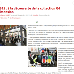 MatosVelo présente G4 et Geoffroy Lequatre