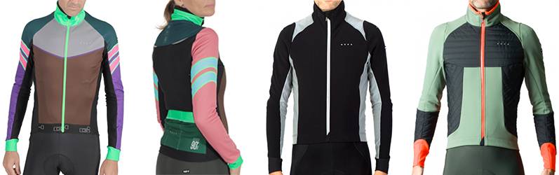 Des vestes de cyclisme colorées, chaudes et imperméables pour faire du vélo par grand froid 