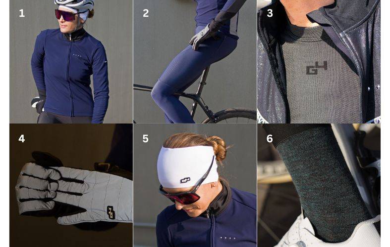 Stylish clothing for cyclists for winter