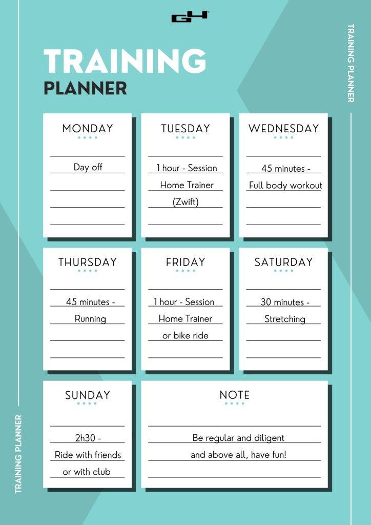 cycling training schedule to improve your cycling performance