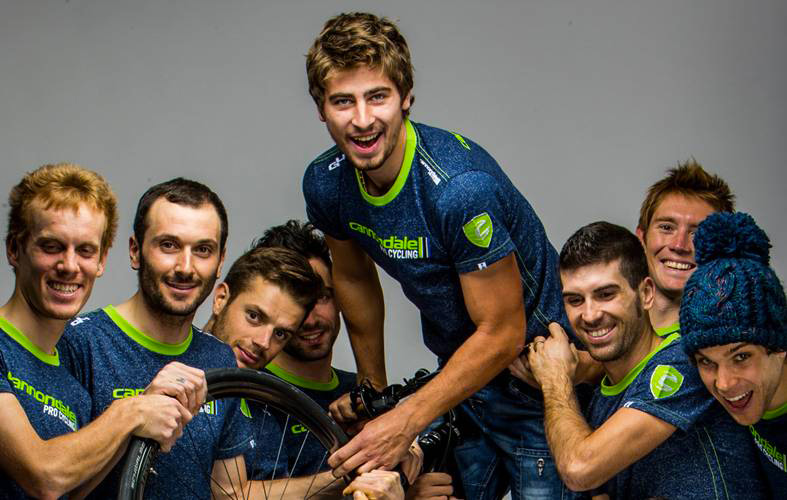 Peter Sagan and the cannondale procycling team