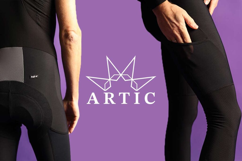 Comfortable and technical Artic cycling tights