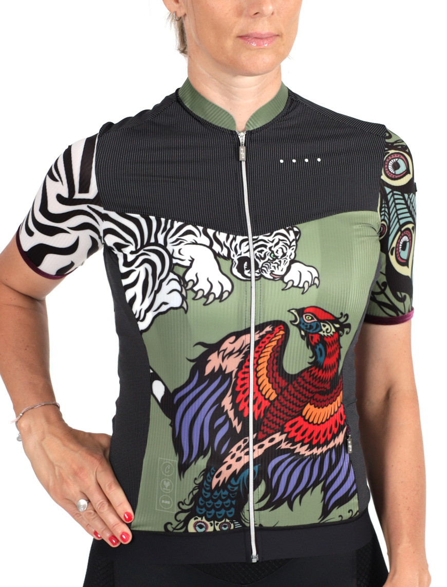 maillot de cyclisme femme coloré