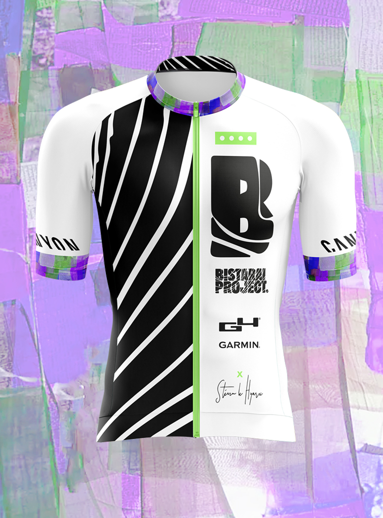 Steven Le hyaric  maillot de velo Bistarai