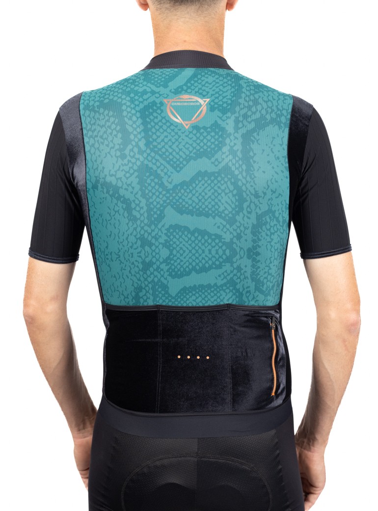 maillot de cyclisme bleu