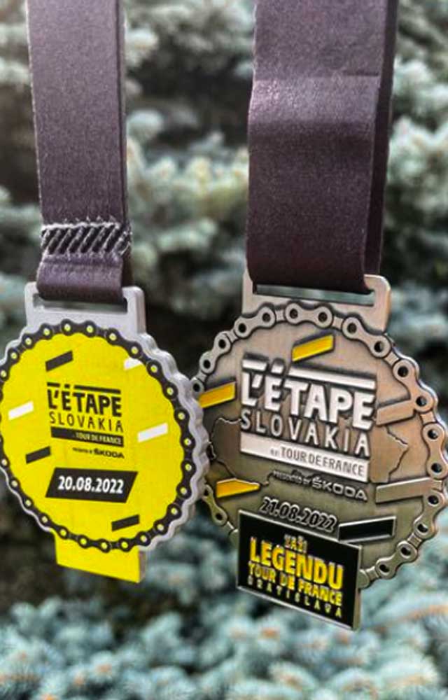 L etape slovakia by le Tour de France medal